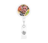 Bobine di badge retrattili con clip e portachiavi, divertenti e carine, clip per badge, per ufficio, dottore, infermiere