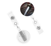Bobine di badge retrattili Heavy Duty porta badge con clip carino infermiera bobina nome decorativo badge clip giapponese samurai spada porta carte d'identità per impiegato dottore infermiera