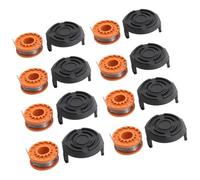 Bobine di filo e coperchio del nucleo della valvola for accessori for decespugliatore McGregor MCT1825 MCT2X1825 18V 2,5 mx 1,5 mm(8sets)