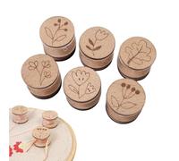 Bobine di filo, supporto magnetico per filo da ricamo, bobina organizer per filo da cucito, carte per avvolgere il filo a croce, strumenti di conservazione per evitare grovigli, per lavori di