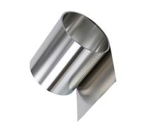 Bobine di lamina di acciaio inossidabile, Acciaio inossidabile 304, argento lunghezza 1 m, for il settore aerospaziale, rotolo dalla forma stabile pz(0.03mmx100mmx1m)