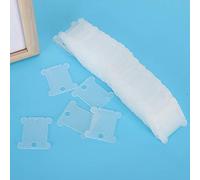 Bobine di Plastica, Filo Filo di Avvolgitore da 100 Pezzi da 100 Pezzi a Croce Filo Avvolgibile Piastra di Plastica Accessori per Cucire Bobine Al Filo di Plastica per Artigianato di Cucito