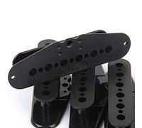Bobine di plastica per pickup per chitarra, 48 mm, distanza tra i poli, 10 pezzi, colore nero