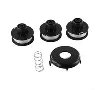 Bobine di ricambio da 9,1 m con molla e coperchio per decespugliatori Toro 51256 51301, linea pre-avvolta da 0,2 cm per bordatore elettrico senza fili da 10 a 38,1 cm, confezione da 3