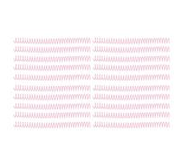 Bobine di rilegatura a spirale in plastica Durevoli e robuste Spirali per notebook 30 fori per rilegatura A4 A5 Forniture scolastiche per ufficio artigianali fai-te Diametro (Rosa)