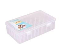 Bobine in plastica scatola trasparente cucito cucito organizer bobina fili