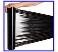 Bobine Pellicola Imballaggio Film Estensibile Nero Rotolo Spedizioni Cellophane
