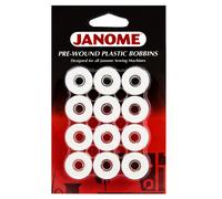 Bobine preavvolte per macchina da ricamo Janome, 12 per confezione