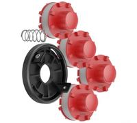 Bobine Ricambio Tagliaerba CE-CT36/30 3405096 ABS | Materiale ABS per robusto, compatibilità CE-CT36/30, installazione rapida, per taglio per pulito, nero e rosso