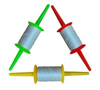 Bobine Volanti Professionali Drago 150Metri Linea Rinforzata Resistente alle intemperie Costruzione Uso Kit Uso Reel 3PCS Spiaggia E Montagna Volanti Ruote