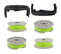 Bobine WA0014 e tappi per bobina WA0037 con filo da 6,1 m per decespugliatore Worx WG184 WG190 WG191 WG168 (SAC)