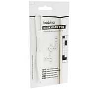 Bobino Penna piatta da taccuino/libro 11cm Bianco