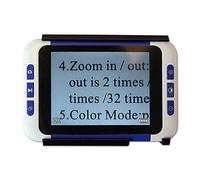 BOBLOV 2-32X 3.5 "LCD a colori lupa lente d'ingrandimento digitale da lettura elettronica a bassa visione per aiuto alla lettura lente di ingrandimento electronique vergrootglas