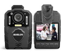 BOBLOV KJ25 - Videocamera, 1080p, supporto 13 Hrs Recording, Body Camera provided Night Vision, Hiking, Walk, Law Enforcement, and Pet Walking (Card not Included) (KJ25 ONLY)