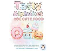 BoBo ABC Cute Food - Tasty Alphabet: Delicious A-Z Coloring Fun | Interactive Digital Coloring Bonus | Ages 2-5