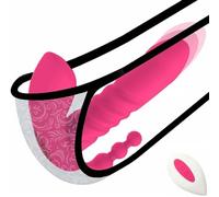 BOBOBN 2 in 1 Másságġiatòre Per Don Ovèttò Vîbrante Wîrèless Vîbrátöri Con Telecomando, Pörtátíle Ovèttò Vîbrátöri Clîtörîdë Ińdössábîle Sëssúáli Cöntrol Per Coppia 7+7 Mödës