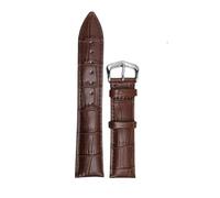 BoBoHome 19mm Cinturini in Vera Pelle Regolabile Cinturini Universale con Fibbia Metallica Accessori Riparazione-Marrone