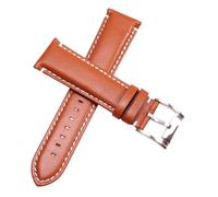BoBoHome 22mm Cinturino Orologio Pelle Genuina Resistente All'Usura Resistente Alle Temperature Bracciale Sostitutivo Sportivo per FOSSIL FTW1114-Marrone