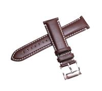 BoBoHome 22mm Cinturino Orologio Pelle Genuina Resistente All'Usura Resistente Alle Temperature Bracciale Sostitutivo Sportivo per FOSSIL FTW1114-Marrone Scuro
