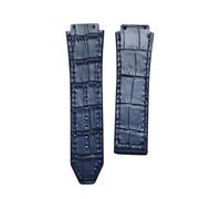 BoBoHome 25x19mm Comodo Cinturino Pelle Fatto Mano, Impermeabile Eco-friendly Cinturino Pelle Premium per HUB-LOT B-I-G B-A-N-G Fu-sion Series-Nero
