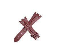 BoBoHome 28mm Bracciale Leggero Pelle Genuina Resistente All'Acqua Resistente Al Sudore Cinturino Orologio Atletico per AUDEMARSPIGUET ROYAL OAK OFFSHORE-Marrone