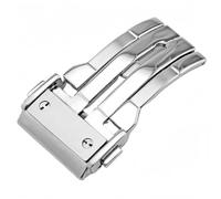 BoBoHome 316L Acciaio Inossidabile Accessorio-Pieghevole Chiusura Orologio Res Ruggine Sudoroso per HUUB-LOT B-I-G B-A-N-G Fu-sion Series-Argento 22mm