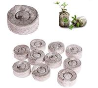 BoBoHome 50 Pezzi di Palline di Torba Soil Jiffy Seeds Starter Plugs Evita Lo Shock della Radice per Gli Interni Fioriera per Piante Grasse da Giardino (30Mm)