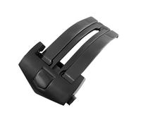 BoBoHome Acciaio Spazzolato Metallo Sostituzione Orologio Chiusura, Resistente Usura Graffi Bracciale Estensore per TAAG HEUEUR CARERA AQURACER-Nero 20mm