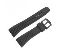 BoBoHome Bracciale in Silicone Durabile Anturto Cinturino Resistente all'Acqua da Orologio per Se-i-ko VELATURA/SRH SPC007J1 SRH013-Nero + Fibbia Nera
