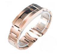 BoBoHome Cinturini Orologio Acciaio Inossidabile Rilascio Rapido - 316L Metallo Solido PVD Antiruggine per Rolox Suubmariner Deapsea-21mm Oro Rosa