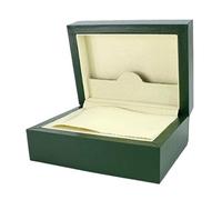 BoBoHome Classica Custodia per Orologi in Legno con Texture a Onde Verdi, Interno Foderato in Feltro e Organizer per Orologi Artigianali for Rolex