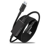 BOBOPACK Cavo Link 5m mit Q-uest,Cavo USB-A a USB-C, Trasferimento Dati PC ad Alta Velocità con 5 Gbps, Cavo da USB3.2 gen1 a USB C Accessori per Cuffie VR,Occhiali VR e PC da Gioco