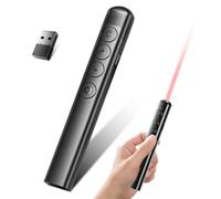BOBOPACK Wireless Presenter,Puntatore per Presentazioni,Hyperlink Volume PPT Puntatore Telecomando Penna Presentazioni Powerpoint,USB Pointer Penna Potente, per Presentazione, Insegnamento, Ufficio