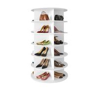 BOBORE Torre portascarpe girevole a 360°, espositore girevole for scarpe, giostra rotonda for riporre le scarpe, organizzazione verticale for armadio for borse e scarpe, scaffale for scarpe, organizer