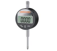 BOBOVAV Comparatore Centesimale Digitale 0-25.4mm/1",Alta Precisione 0.01mm/0.0005" Display LCD,Commutabile mm e Pollici,Azzeramento,Indicatore Digitale per Torni CNC e Stampa 3D