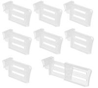 BOBOZHONG Divisorio per Frigorifero,8 Pezzi Separatore Porta Laterale Trasparente,Organizzatore Modulabile per Bottiglie,Lattine e Condimenti Accessorio Frigo per Ottimizzare Lo Spazio