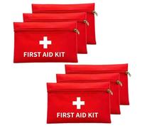 BOBOZHONG Mini Kit Pronto Soccorso Portatile 6 Pezzi First Aid Compact da Viaggio Per Sport, Trekking e Campeggio (Solo Borsa)