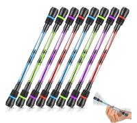 BOBOZHONG Penna Rotante, 8 Pezzi Penna Rotante Creativa Rotante Antiscivolo Rotante Antiscivolo per Le Forniture per uffici di intrattenimento degli Studenti