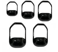 BOBOZHONG Pettine per Barba,5 Pezzi di Barba della Barba per Stencil,Strumento per Modellare e Acconciare La Barba con Pettine Guida per Barba,Tagliabordi per Uomo Rifinitura, Styling Barba