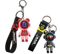 BOBOZHONG Portachiavi,2 Pezzi Astronaut Anelli Portachiavi,Auto Portachiavi Borsa, Portachiavi,Ciondolo Portachiavi,per Bomboniere Regali per Campi Estivi Premi per l'aula di Carnevale Regali