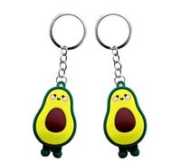 BOBOZHONG Portachiavi,2 Pezzi Portachiavi Avocado,Key-Rings for Friends,Portachiavi a Forma di Avocado Ciondolo Decorativo Moda Frutta Portachiavi,Idea Regalo per Compleanno,Natale