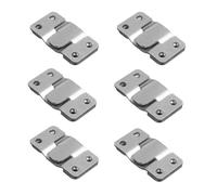 BOBOZHONG Staffa di Montaggio Nascosta,12 Pezzi Fibbia ad Incastro Gancio Appendi Gancio di Immagine Mobili in Acciaio Inossidabile Cornici Pesanti da Incasso per Specchi e Cornici per Foto