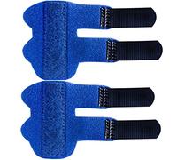 BOBOZHONG Trigger Finger Splin,2PCS Finger Support Splint,Finger Strap,Supporto in Alluminio Regolabile per Estensione Raddrizzamento per tendini Release e Pain Relief