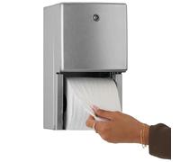 Bobrick 4288 ConturaSeries - Dispenser per tessuti a due rotoli, 16 1/16 "x 15/16" x 11"