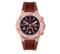 Bobroff Brown Rubber Dress Watch