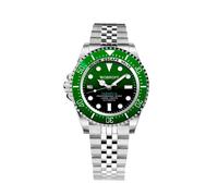 Bobroff Silver Stainless Steel Dress Watch