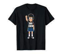Bob's Burgers Tina Belcher Boo Crew Maglietta, Uomo, Nero, 4XL