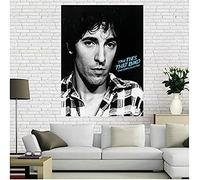 BOBSLA Poster Bruce Springsteen Rock Singer Star Poster Ritratto Poster E Stampe Tela Pittura Arte Parete Decorazioni Per La Casa 50X70Cm Senza Cornice