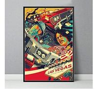 BOBSLA Poster Paura E Delirio A Las Vegas Poster Vintage Movie Poster Wall Art Pictures Canvas Painting Home Decor 50X70Cm Senza Cornice