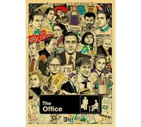 BOBSLA Poster The Office Poster Serie Tv Poster Art Wall Pictures Poster E Stampe Canvas Painting Home Decor 50X70Cm Senza Cornice